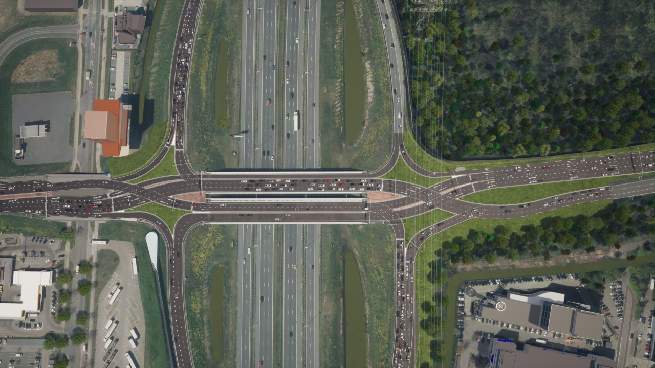 Voor een snelle en veilige verkeersdoorstroom: de eerste permanente DDI in Nederland